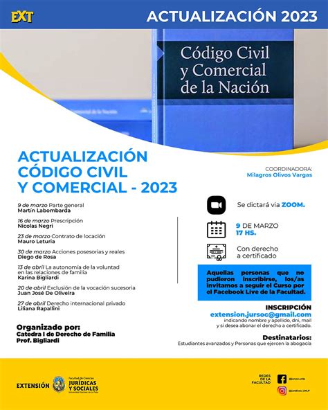 Actualizaci N C Digo Civil Y Comercial Facultad De Ciencias