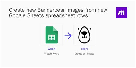 Create New Bannerbear Images From New Google Sheets Spreadsheet Rows