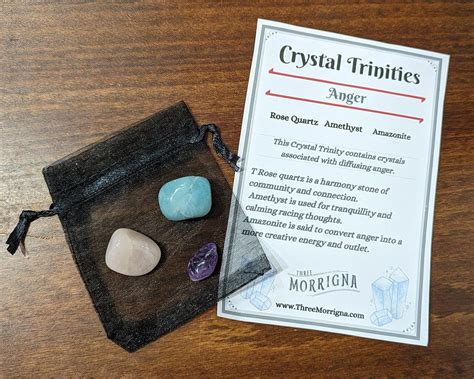 Crystal Trinities Anger — Three Morrigna