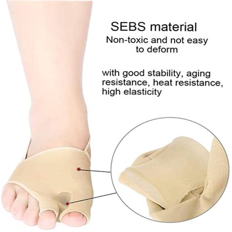 Allesoky Toe Separator Corrector Hallux Valgus Straightener Crooked