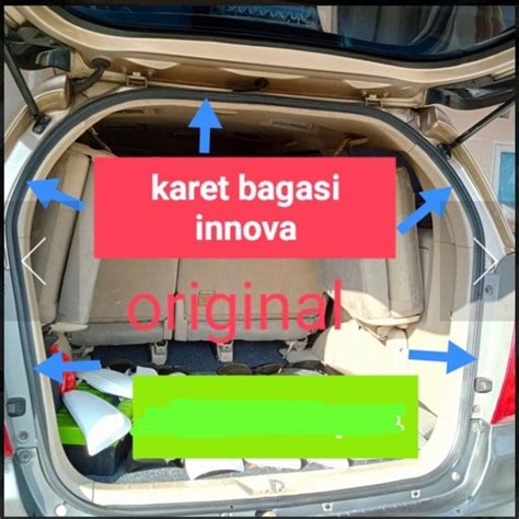 Jual Karet Pintu Bagasi Belakang Toyota Innova Original Di