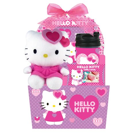 Hello Kitty Valentine T Box Set With Travel Mug 14in Seasonal