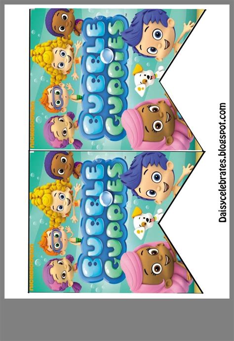 Happy birthday bubble letters banner bubble guppies - tolfquality