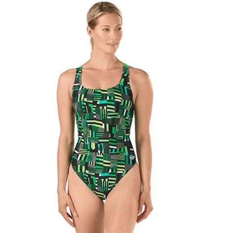 Speedo Powerflex Eco Solid Flyback Swimmers Network