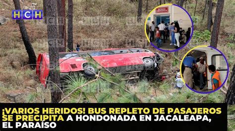 Varios Heridos Bus Repleto De Pasajeros Se Precipita A Hondonada En