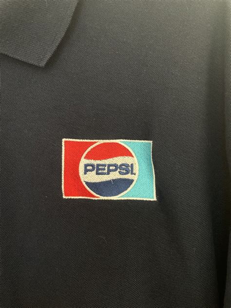 Pepsi Co Employee Uniform Embroidered Polo Shirt Por Gem