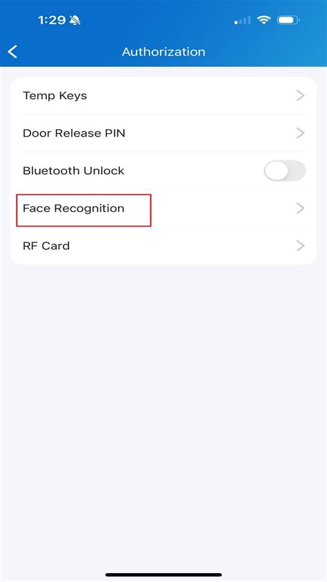 how to add face recognition to iphone