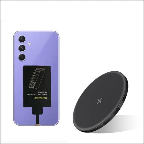 Amazon.com: 8W External Type-C Wireless Charging Receiver for Samsung Galaxy A54 A34 A24 A14 5G ...