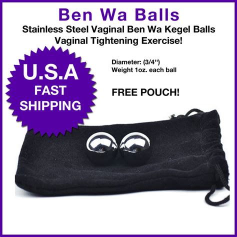 Kegel Balls DW BenWa Balls Kegel Exercise Ben Wa Beads Triple Vaginal