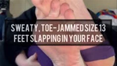 Watch Sweaty Toe Jammed Size 13 Feet Slapping In Your Face Porn Video