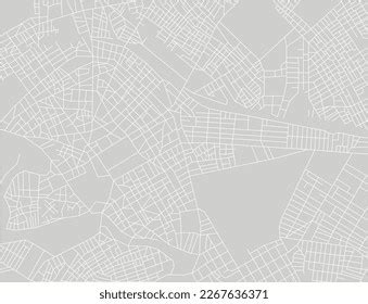 Abstract City Map Line Scheme Roads Stock Vector Royalty Free