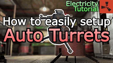 How To Setup Auto Turrets In Under 5 Minutes Rust Tutorial Youtube