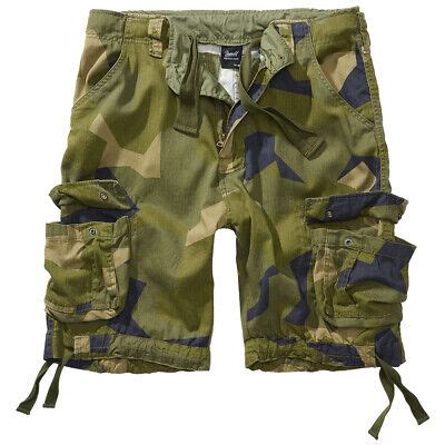 Brandit Urban Legend Mens Army Cargo Combat Shorts Cotton Swedish M