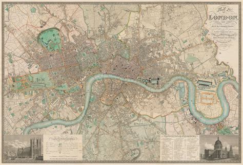 Create Your Own Custom Unique Version Of One Of The Finest Old Colour Maps Of London C And J