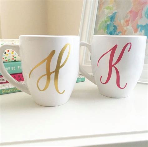 Enjoy Cups Of Coffee With This Personalized Initial Coffee Mug This