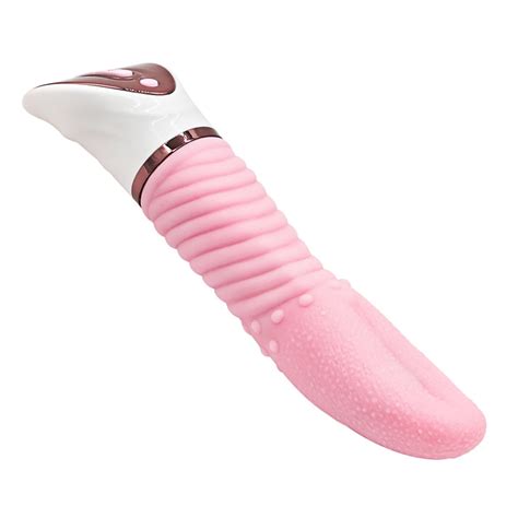 Clitoral Tongue Licking Vibrator With 10 Vibration And Heated Modes G