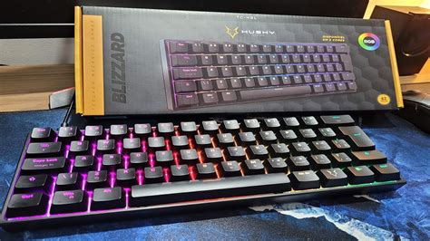 Teclado Mecânico Husky Blizzard 60 Abnt2 Unboxing E Review Youtube