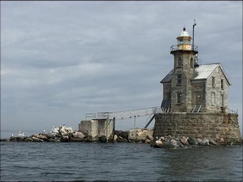 Historic Stratford Shoal Lighthouse In Long Island Sound Going Up For