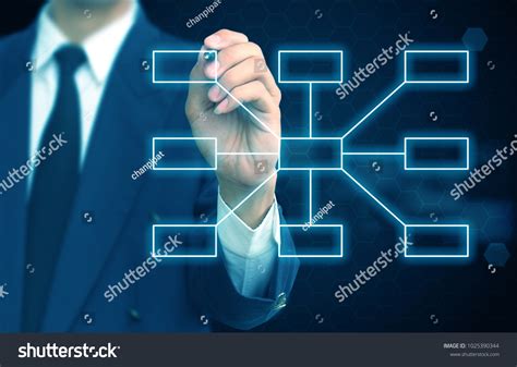 man sketching diagram stock photo  shutterstock