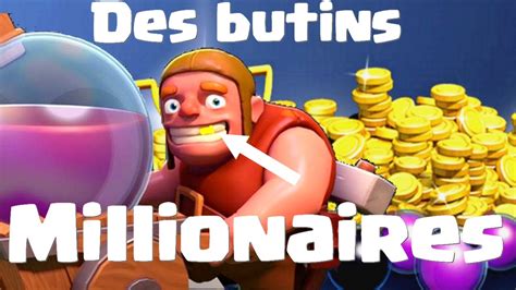 Coc Rush Les Plus Gros Butins En Hdv Millionaires Clash