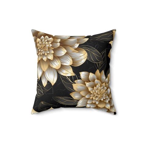 Flowers Throw Pillows Sofa Housewarming Gift Home Decor Gift Livingroom Couch Bed Pillows 16x16 ...