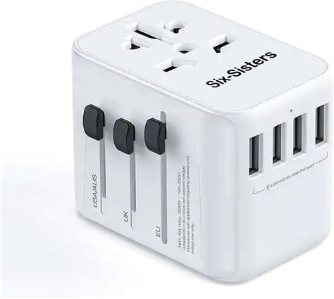 Worldwide Travel Adaptor Six Sisters International Travel Plug Adaptor