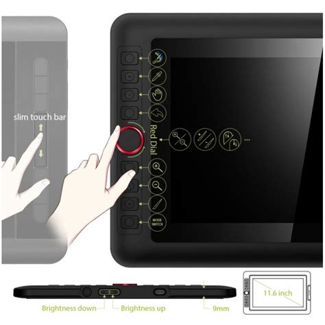 Tablette Graphique Xp Pen Artist Pro Avec Cran Fullhd Ips