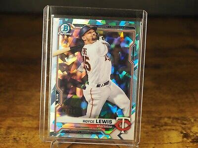 Bowman Chrome Sapphire Royce Lewis Aqua Parallel Refractor Bcp