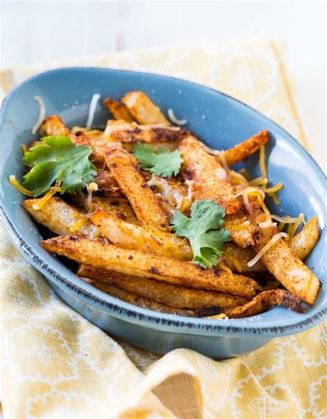 Spicy Baked Jicama Fries