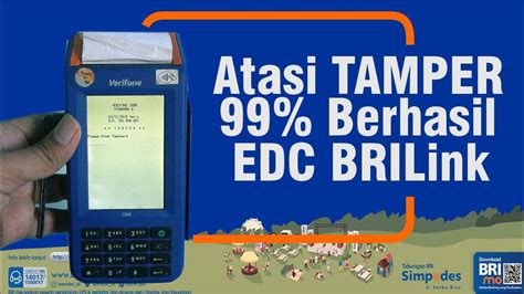 Cara Ampuh Atasi EDC TAMPER Verifone C680 Di Jamin Berhasil BRILink