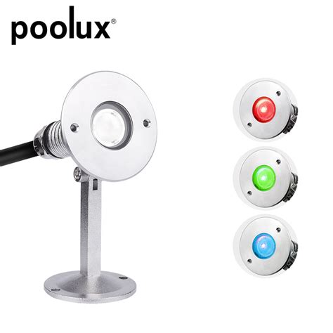 W Led Underwater Projector Ip Luminous Inox Rgb Pool Underwater