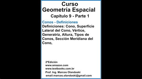 Curso Geometria Espacial CapÍtulo 9 Parte 1 2ª EdiciÓn Youtube