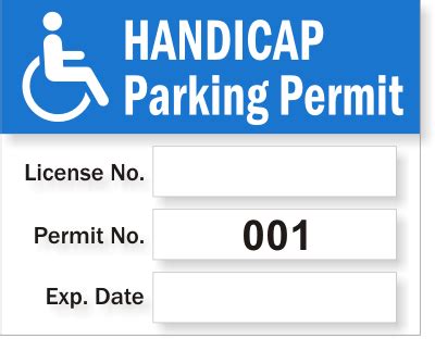 Handicap Parking Permits