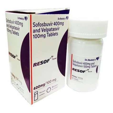 Resof Total Sofosbuvir Mg And Velpatasvir Mg Packaging Size