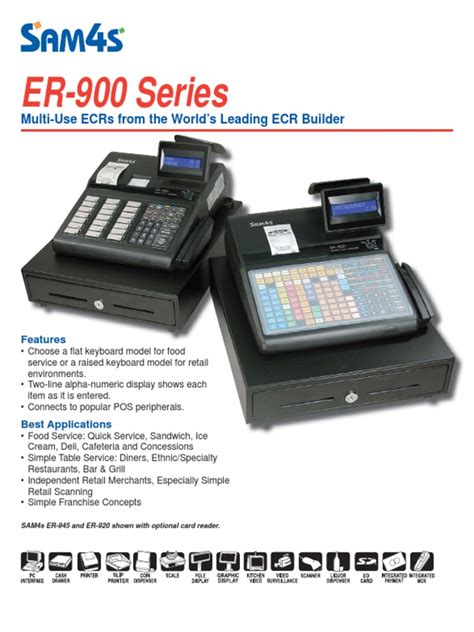 brochure er series  point  sale printer computing