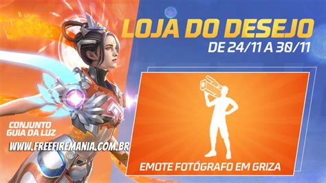 Free Fire Loja Do Desejo Evento Retorna Em Novembro Conjunto Guia