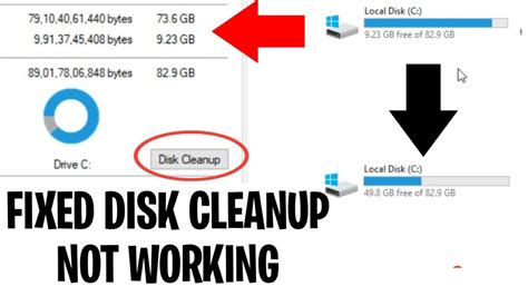 How To Fix Disk Cleanup Not Working In Windows How To Delete Windows