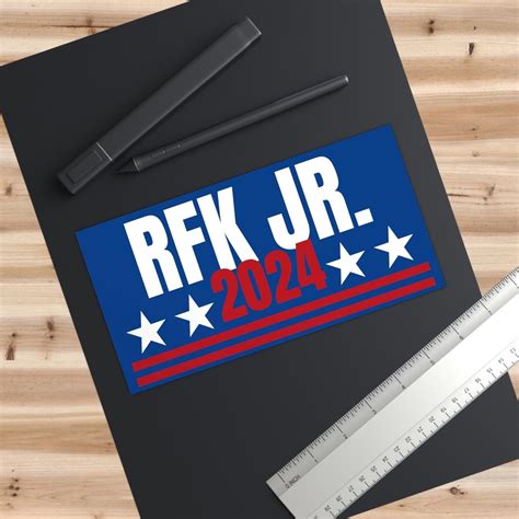 Rfk Jr Bumper Sticker Kennedy For President Bumper Etsy Australia