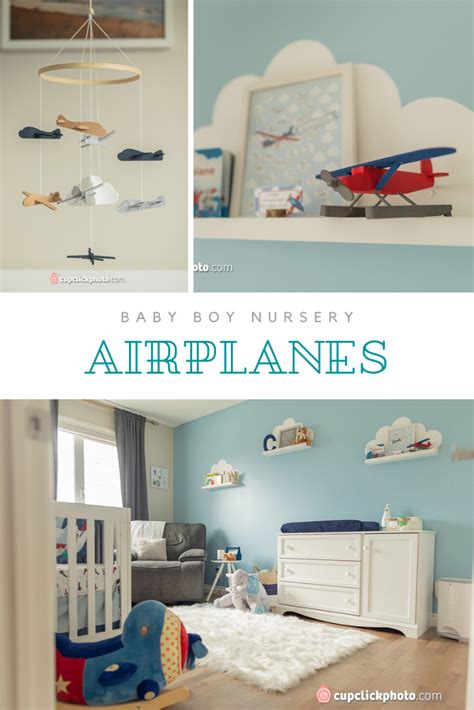 Airplane Nursery Theme Airplane Baby Room Helicopter Nursery Vintage