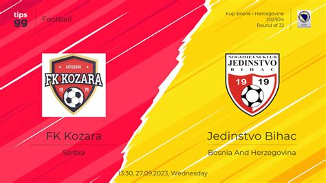 Fk Kozara Vs Jedinstvo Bihac At Kup Bosne I Hercegovine