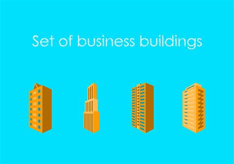 Skyscrapers Buildings Towers City Business Vector Ai Eps Uidownload