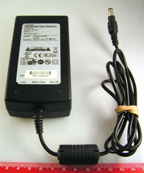 APD 12VDC 2 5A Adapter Asian Power Devices DA 30I12 In 100 240V 0 7AMax