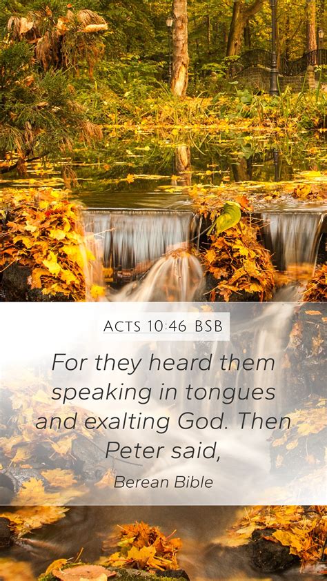 Acts 10 46 BSB Mobile Phone Wallpaper For They Heard Them Speaking In