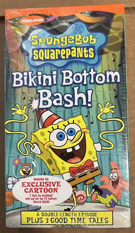 SpongeBob SquarePants Bikini Bottom Bash 4 Episodes VHS Tape