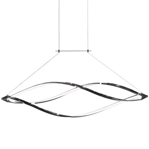 Dainolite Selene 1 Light Polished Chrome Integrated Led Pendant The