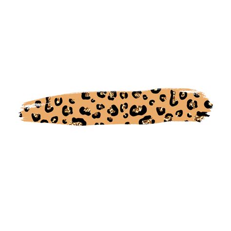 Leopard Brush Stroke 9591082 PNG