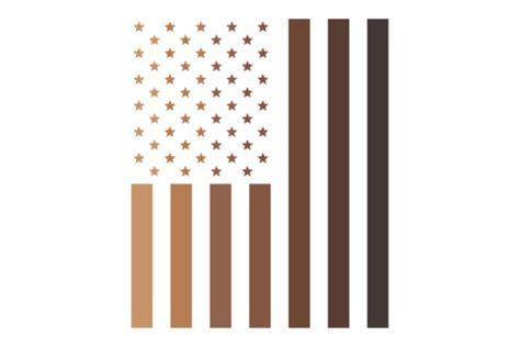 Melanin United States Flag Graphic By Jankow Creative Fabrica