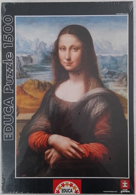 Spakm Li Rifa Einstaklingur Mona Lisa Puzzle Bl R Gagnagrunnurinn