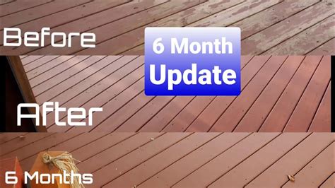 Deck Refurbish 6 Month Update Deck Correct YouTube