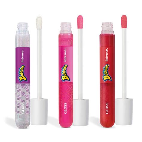 Gloss Brilho Labial Intense Bubbaloo Tutti Frutti Uva E Morango 5ml